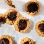 Easy Vegan and Gluten-Free Thumbprint Cookies Filled with Apple Butter